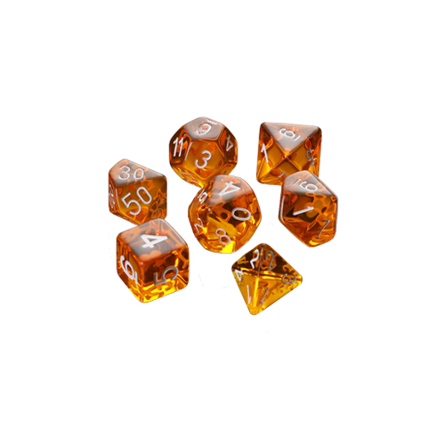 Direct candy solid color set with seven dice