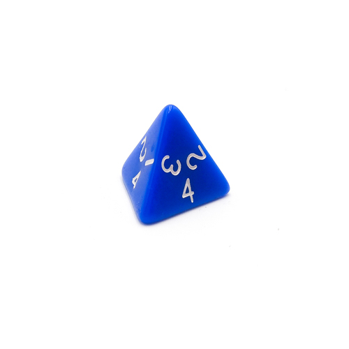 Four side Numbers acrylic multicolor dice