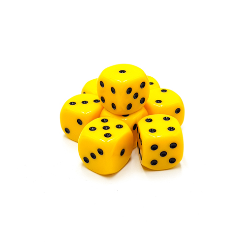 14mm multicolor rounded dice