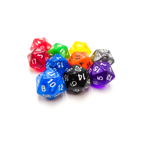 Factory direct supply of twenty-faced dice