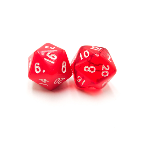 Twenty-sided color digital dice