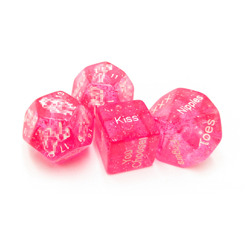 Fun dice flash powder dice Manufacturer custom spot dice Entertainment dedicated dice