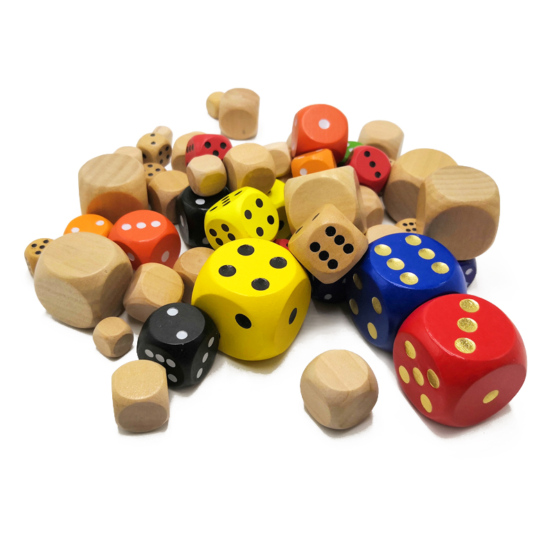 16mm wood dice / Game dice / Solid wood dice wholesale